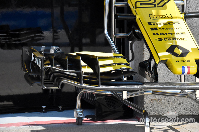 Renault Sport F1 Team RS 18 front wing detail