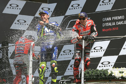 Podium: race winner Jorge Lorenzo, Ducati Team, second place Andrea Dovizioso, Ducati Team, third pl