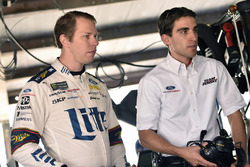 Brad Keselowski, Team Penske, Ford Fusion Miller Lite and Travis Geisler