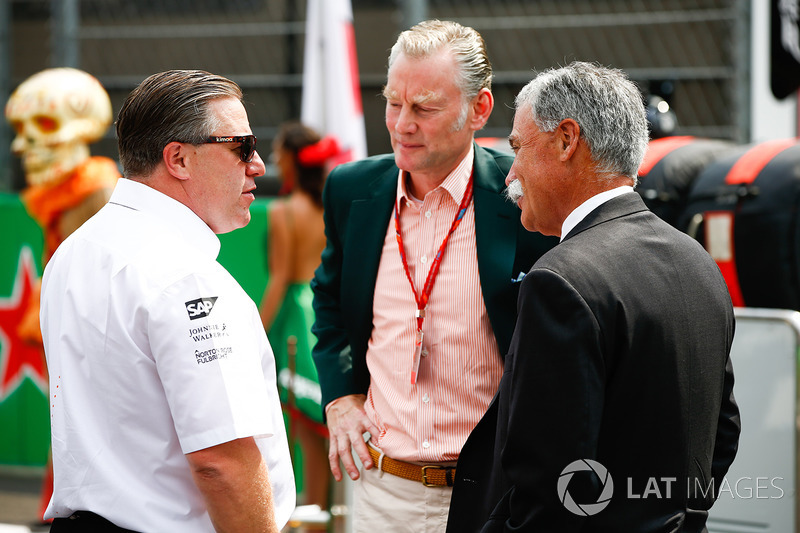 Zak Brown, Executive Director, McLaren Technology Group, Sean Bratches, Managing Director of Commerc