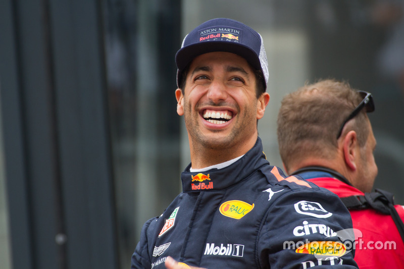 Daniel Ricciardo tijdens de Jumbo Racedagen