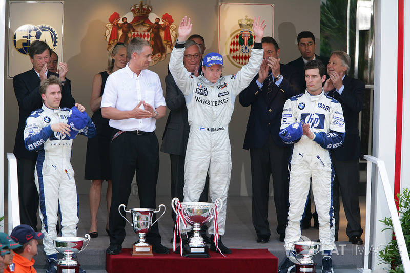 2005: 1. Kimi Räikkönen, 2. Nick Heidfeld, 3. Mark Webber