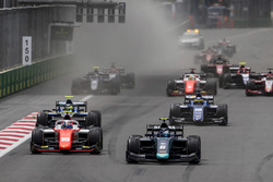 Start, Nicholas Latifi, DAMS ve Ralph Boschung, MP Motorsport