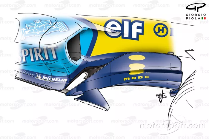 Renault R24 bargeboard extension arched