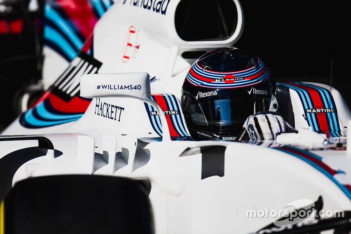 13: Lance Stroll, Williams FW40: 1min22s351, macios. Dia 3 (110 voltas)