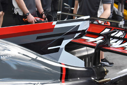 Haas F1 Team VF-17 T-wing detail
