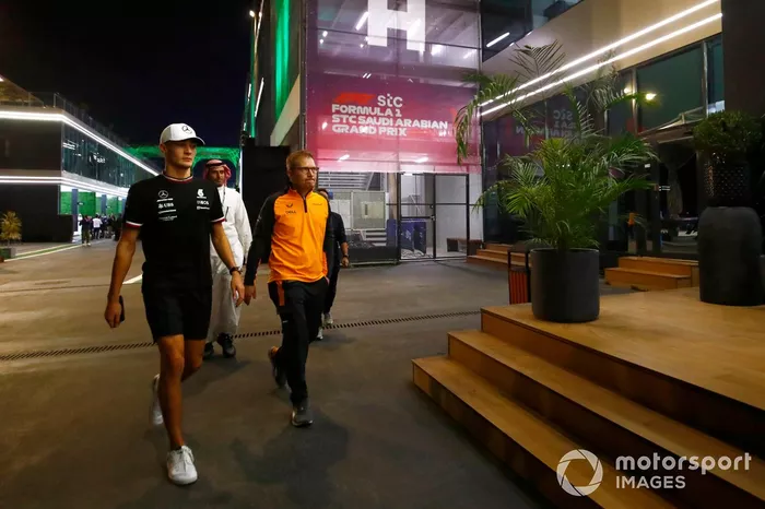 George Russell, Mercedes, Andreas Seidl, director de McLaren