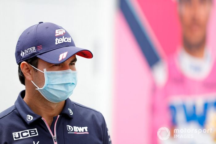 Sergio Pérez, Racing Point con los medios