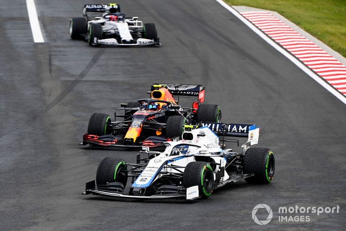 Nicholas Latifi, Williams FW43, Alex Albon, Red Bull Racing RB16, Pierre Gasly, AlphaTauri AT01