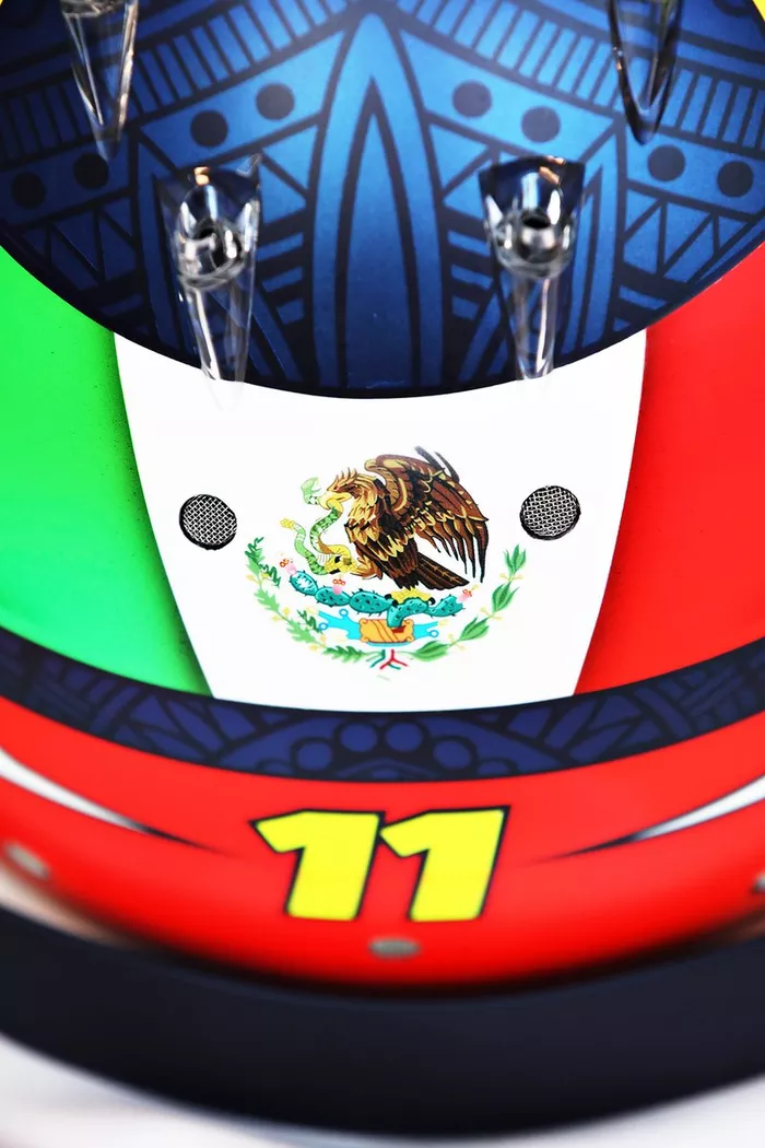 Casco de Sergio Perez, Red Bull Racing
