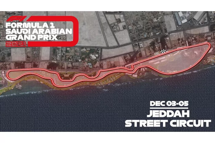 El circuito urbano de Yeda (Arabia Saudi) para la Fórmula 1