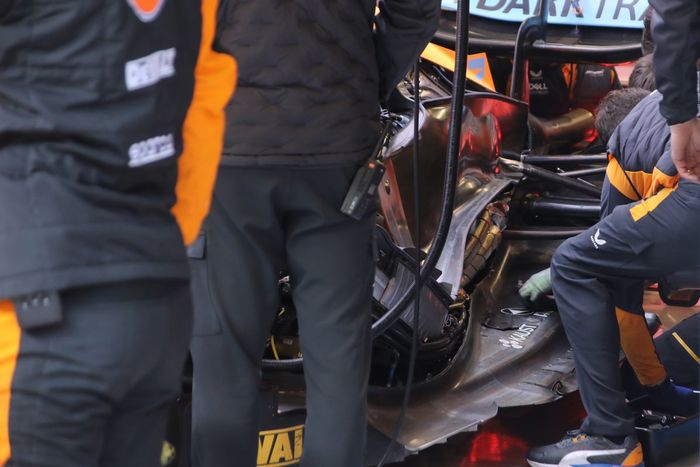 Detalle del Mclaren MCL36