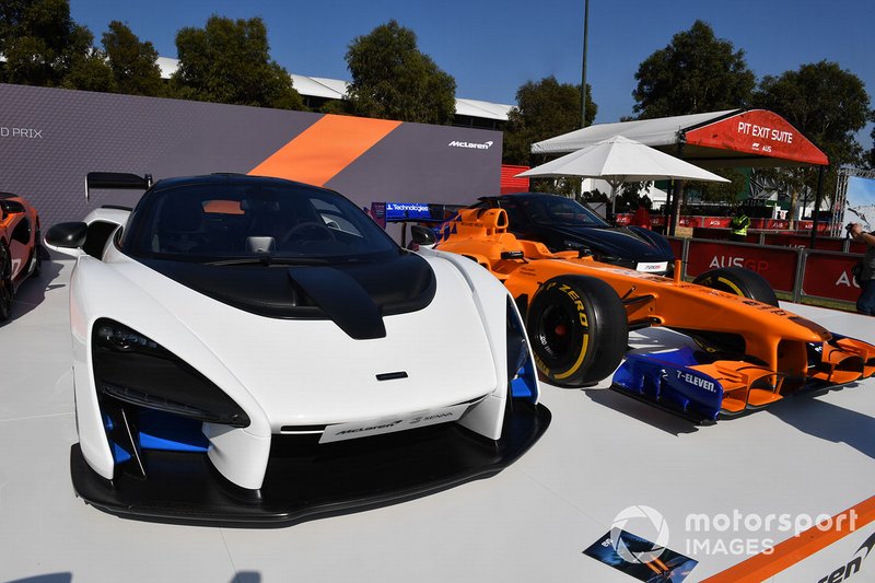 McLaren cars in Albert Park