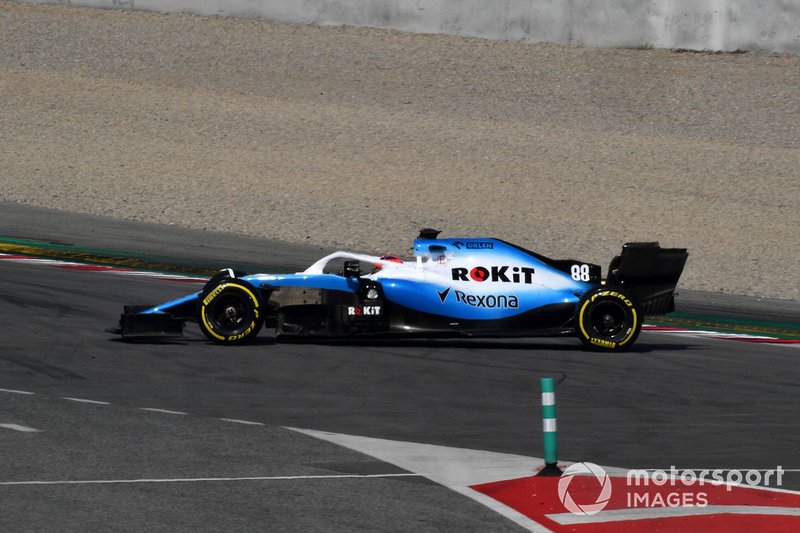 Robert Kubica, Williams FW42, in testacoda
