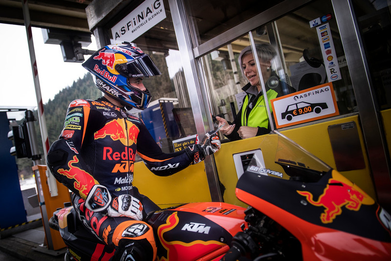 Miguel Oliveira, Red Bull KTM Factory Racing attraversa il Gleinalmtunnel