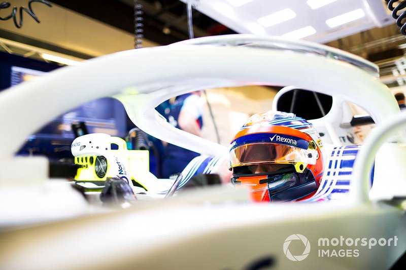 Robert Kubica, Williams Martini Racing, dans son cockpit