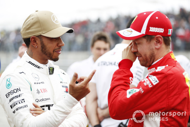Lewis Hamilton, Mercedes AMG F1, Sebastian Vettel, Ferrari