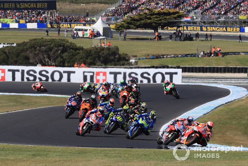Le premier tour de course