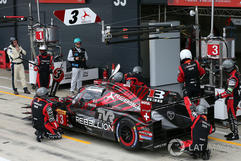 #3 Rebellion Racing Rebellion R-13: Mathias Beche, Gustavo Menezes, Thomas Laurent