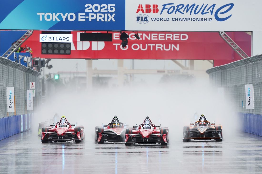 Acción de salida, Oliver Rowland, Nissan Formula E Team lidera