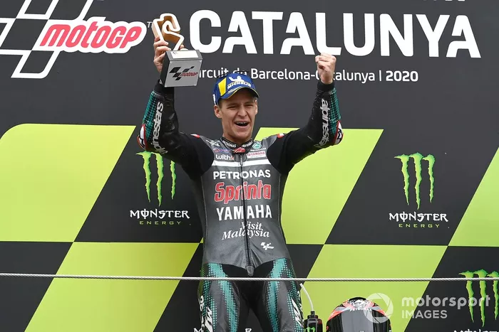 Il vincitore della gara Fabio Quartararo, Petronas Yamaha SRT