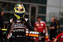 Sergio Pérez, Sahara Force India F1 VJM09 en parc ferme