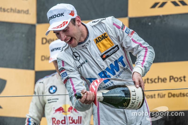 Podium, Christian Vietoris, Mercedes-AMG Team Mücke, Mercedes-AMG C63 DTM