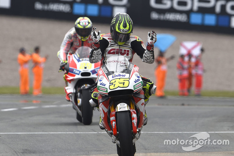 Il secondo classificato Cal Crutchlow, Team LCR Honda