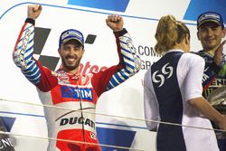 Podium: segundo, Andrea Dovizioso, Ducati Team