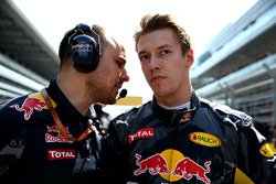 Daniil Kvyat, Red Bull Racing op de grid