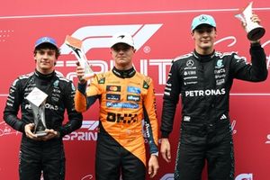 Lando Norris, McLaren, George Russell, Mercedes, Andrea Kimi Antonelli, Mercedes