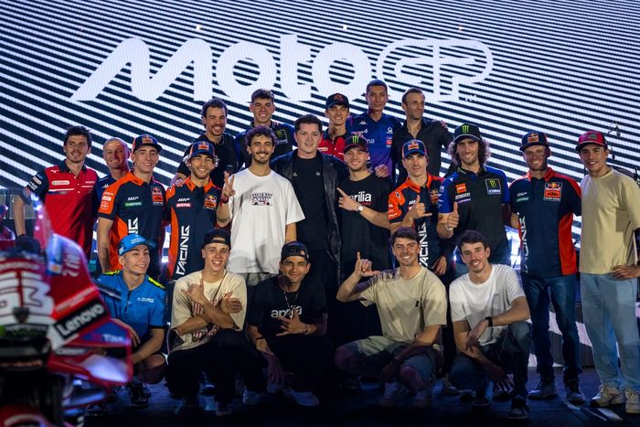 MotoGP riders group photo    