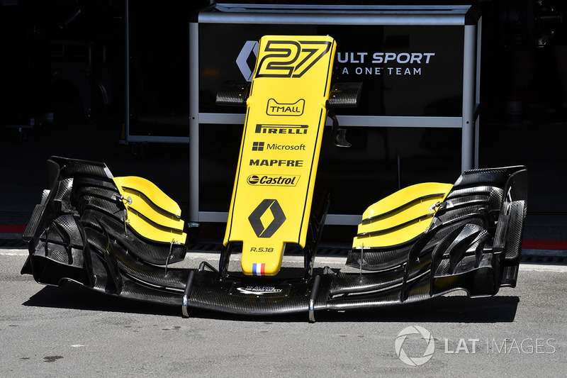 Renault Sport F1 Team R.S. 18 nose and front wing