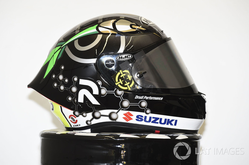 Andrea Iannone, Team Suzuki MotoGP, special helmet livery