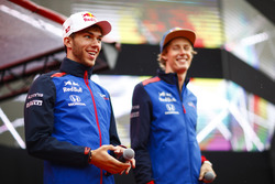 Pierre Gasly, Toro Rosso ve Brendon Hartley, Toro Rosso