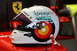 Il casco di Sebastian Vettel, Ferrari