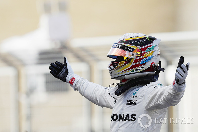 Le poleman Lewis Hamilton, Mercedes AMG F1