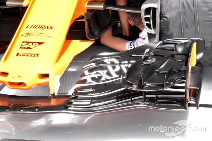 Alerón delantero del McLaren MCL33 