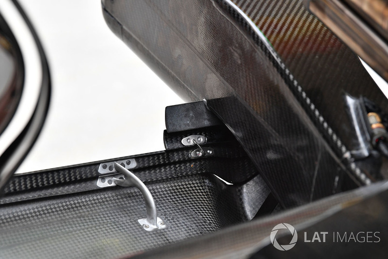 Detalle del ala trasera del Force India VJM11