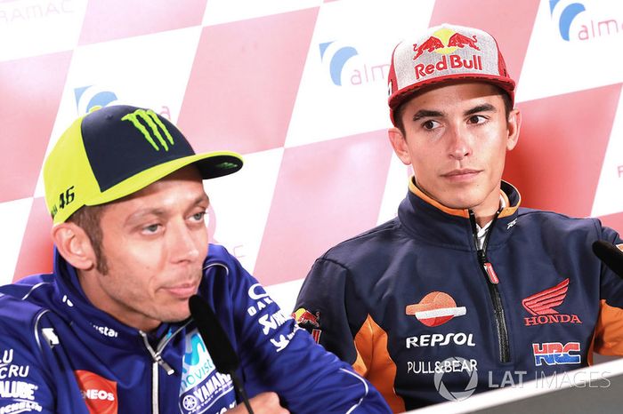 Marc Marquez, Repsol Honda Team, Valentino Rossi, Yamaha Factory Racing