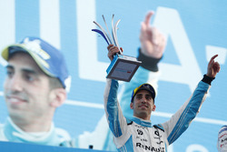 Sébastien Buemi, Renault e.Dams, on the podium