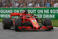 Race winner Sebastian Vettel, Ferrari SF71H