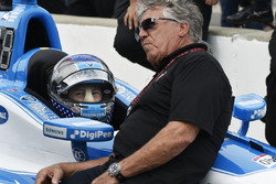 Marco Andretti, Andretti Autosport, Honda; Mario Andretti