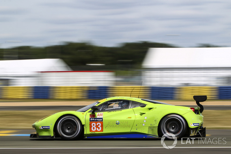 #83 DH Racing Ferrari 488 GTE: Tracy Krohn, Niclas Jonsson, Andrea Bertolini