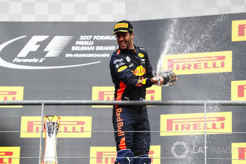 Podium: third place Daniel Ricciardo, Red Bull Racing