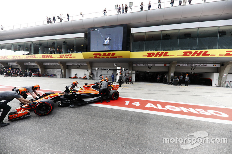 18 місце — Фернандо Алонсо, McLaren. Умовний бал — 3,604