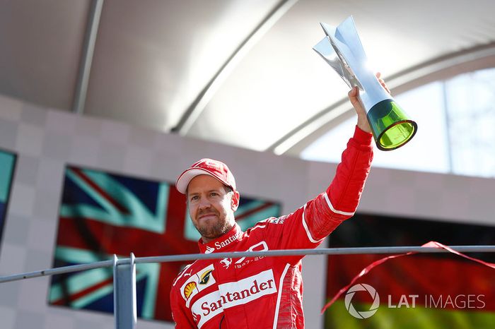 Third place Sebastian Vettel, Ferrari