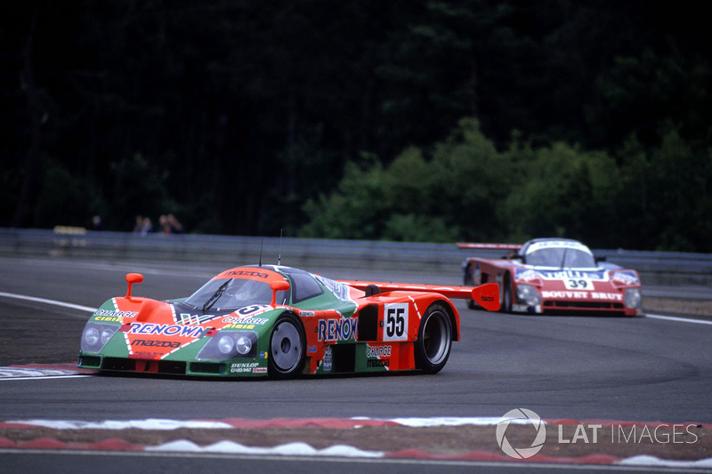 Volker Weidler, Johnny Herbert, Bertrand Gachot, Mazda 787B