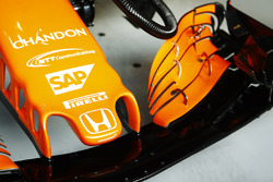 McLaren MCL32: Nase mit Honda-Logo