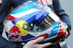 El casco de Max Verstappen, Scuderia Toro Rosso